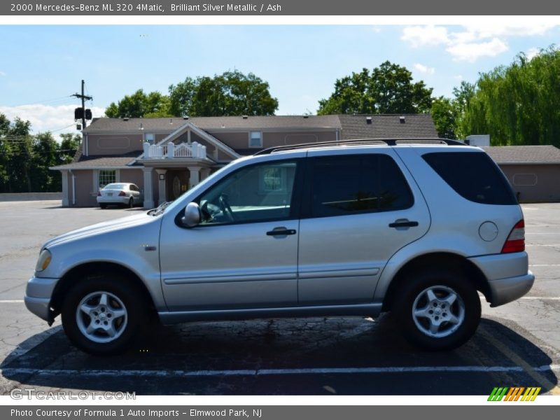 Brilliant Silver Metallic / Ash 2000 Mercedes-Benz ML 320 4Matic