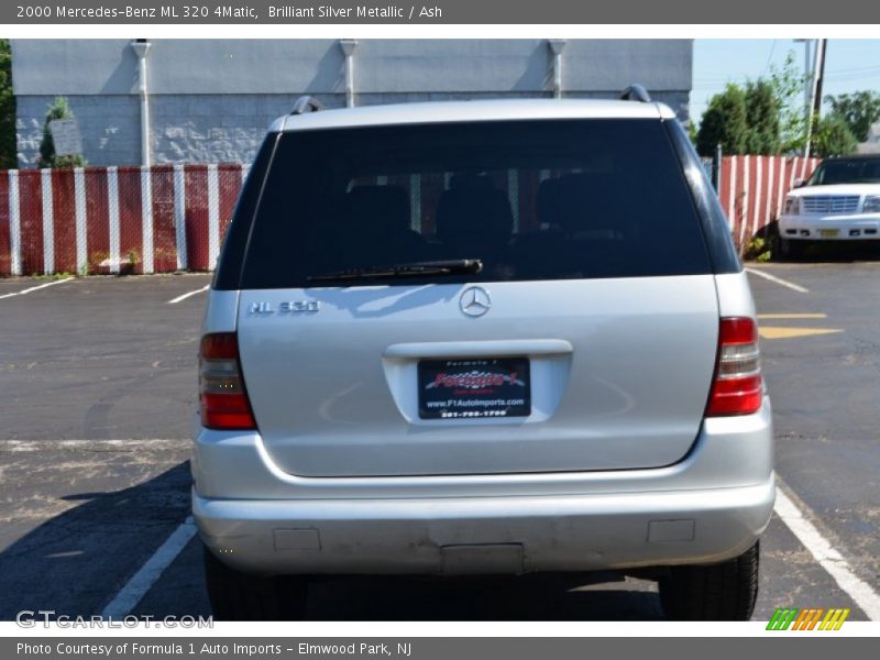 Brilliant Silver Metallic / Ash 2000 Mercedes-Benz ML 320 4Matic