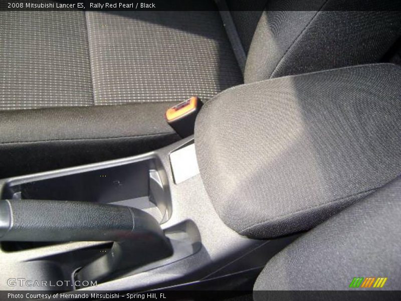 Rally Red Pearl / Black 2008 Mitsubishi Lancer ES