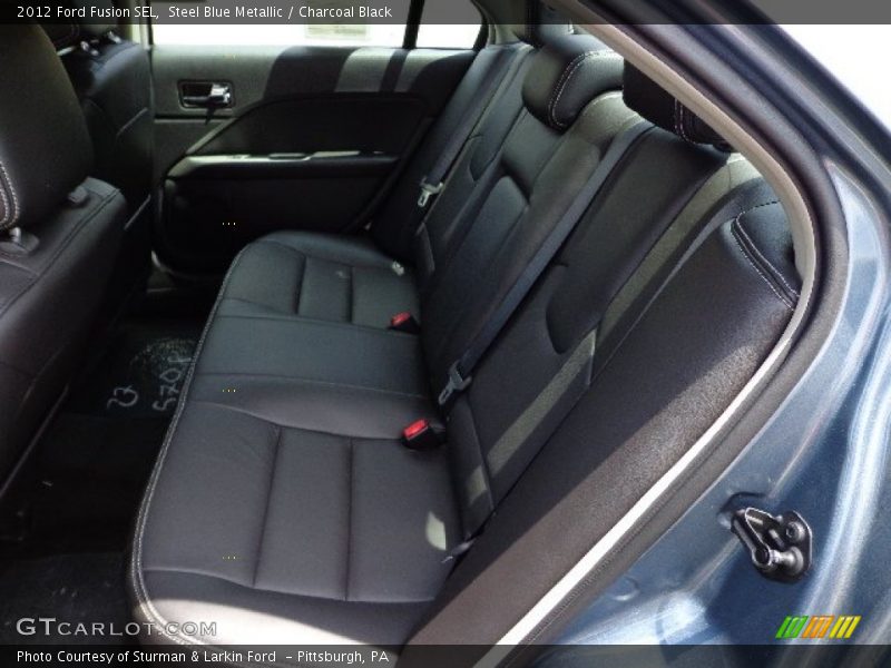 Steel Blue Metallic / Charcoal Black 2012 Ford Fusion SEL