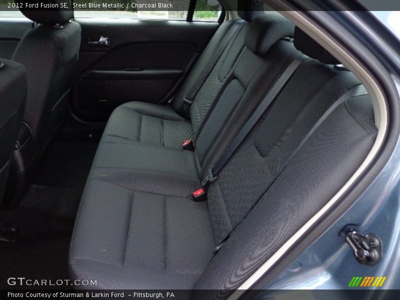 Steel Blue Metallic / Charcoal Black 2012 Ford Fusion SE