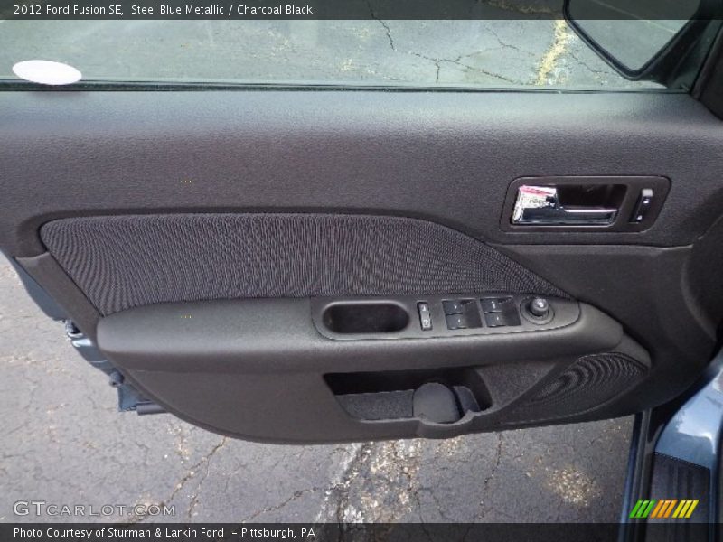 Steel Blue Metallic / Charcoal Black 2012 Ford Fusion SE