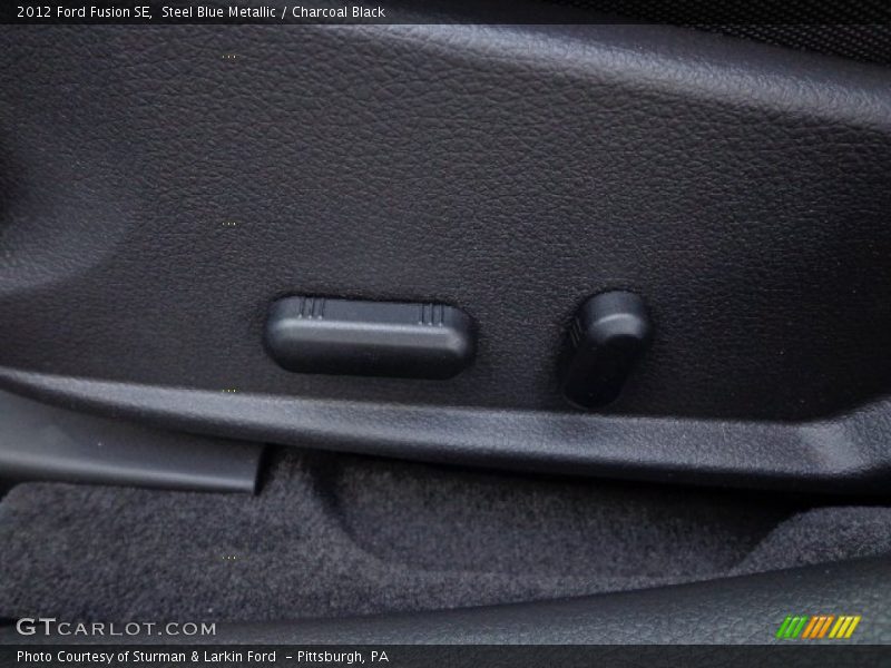Steel Blue Metallic / Charcoal Black 2012 Ford Fusion SE