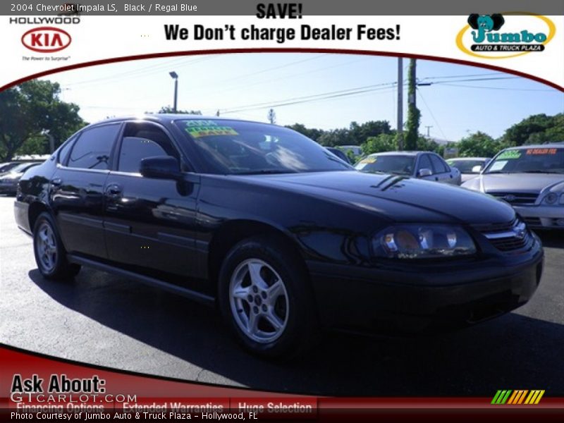 Black / Regal Blue 2004 Chevrolet Impala LS