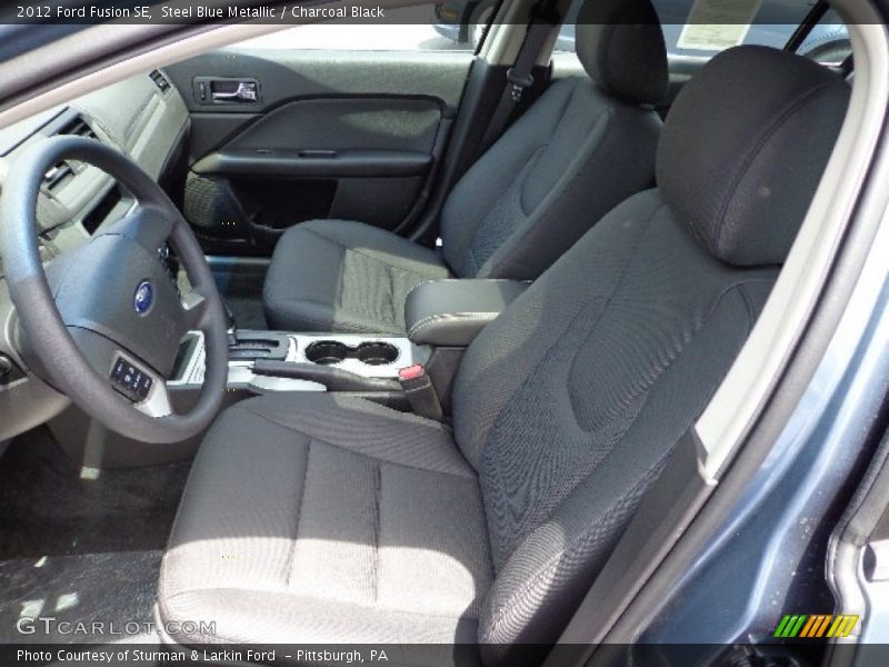 Steel Blue Metallic / Charcoal Black 2012 Ford Fusion SE