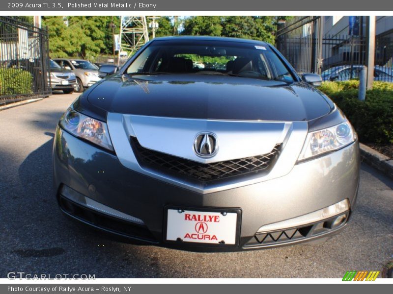 Polished Metal Metallic / Ebony 2009 Acura TL 3.5