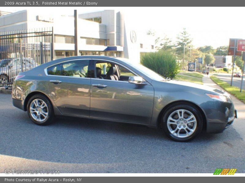 Polished Metal Metallic / Ebony 2009 Acura TL 3.5