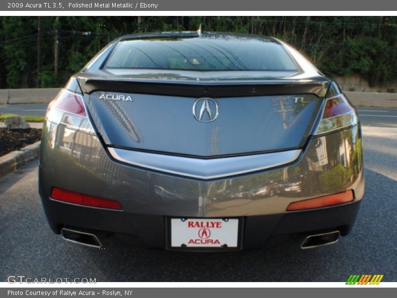 Polished Metal Metallic / Ebony 2009 Acura TL 3.5