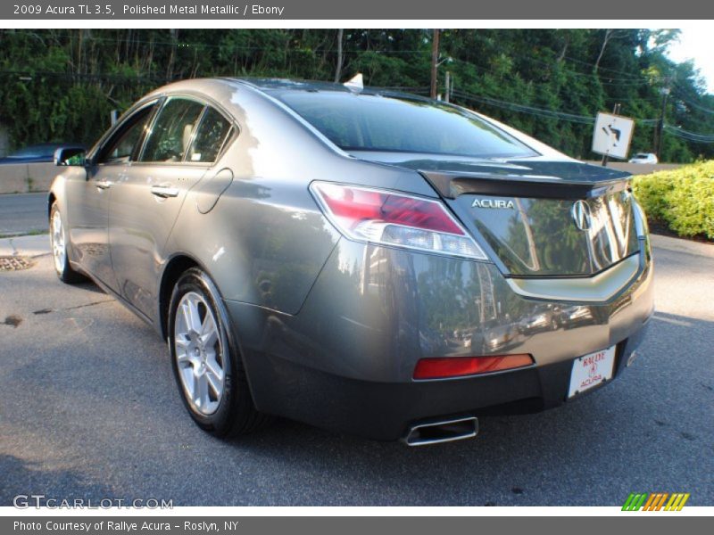Polished Metal Metallic / Ebony 2009 Acura TL 3.5