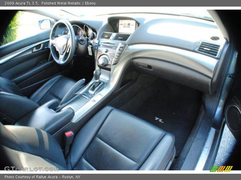 Polished Metal Metallic / Ebony 2009 Acura TL 3.5