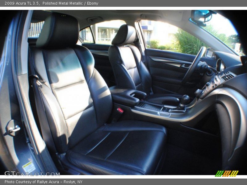 Polished Metal Metallic / Ebony 2009 Acura TL 3.5