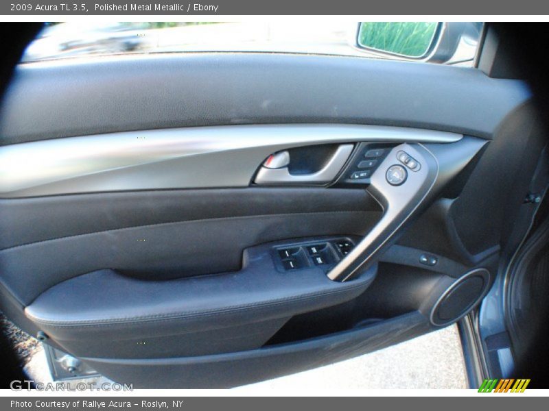 Polished Metal Metallic / Ebony 2009 Acura TL 3.5
