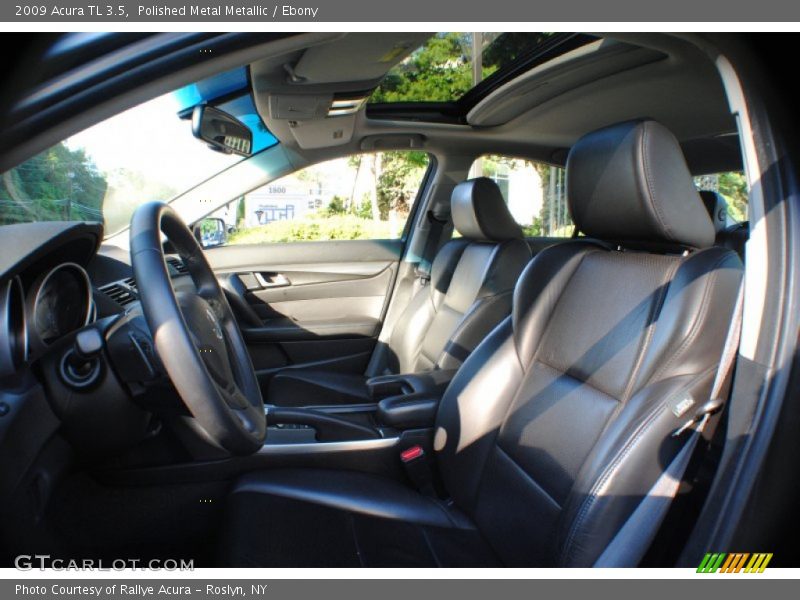 Polished Metal Metallic / Ebony 2009 Acura TL 3.5