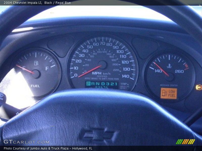 Black / Regal Blue 2004 Chevrolet Impala LS