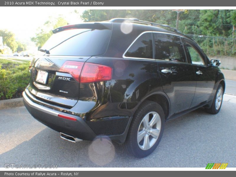 Crystal Black Pearl / Ebony 2010 Acura MDX Technology