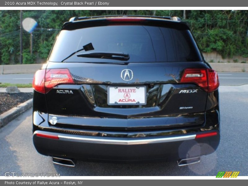 Crystal Black Pearl / Ebony 2010 Acura MDX Technology