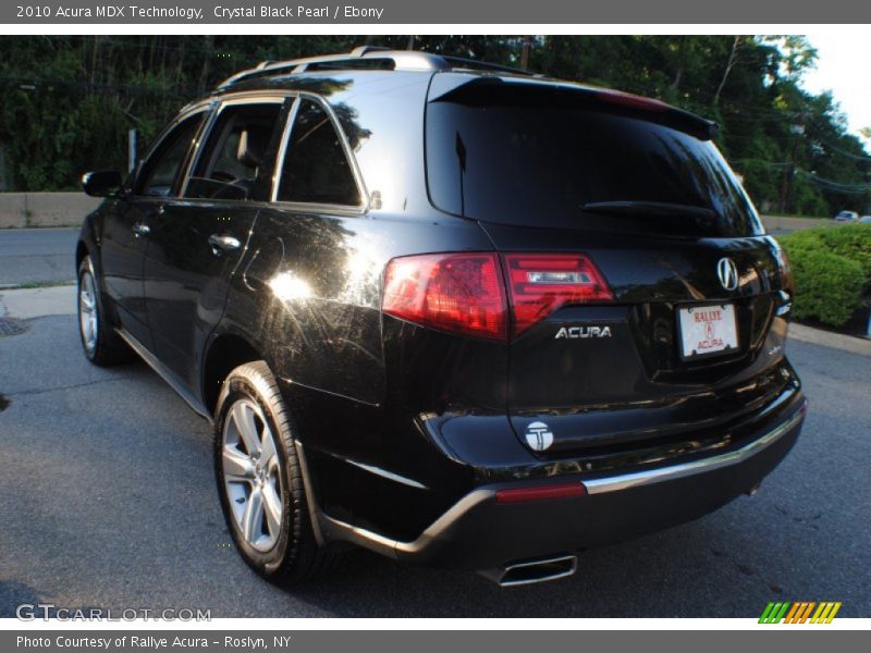 Crystal Black Pearl / Ebony 2010 Acura MDX Technology