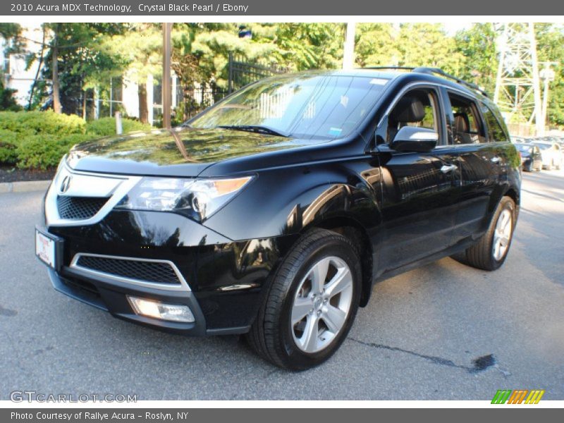 Crystal Black Pearl / Ebony 2010 Acura MDX Technology