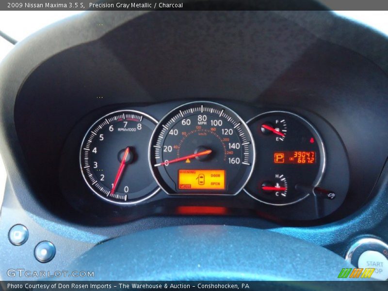 Precision Gray Metallic / Charcoal 2009 Nissan Maxima 3.5 S