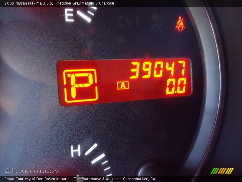 Precision Gray Metallic / Charcoal 2009 Nissan Maxima 3.5 S