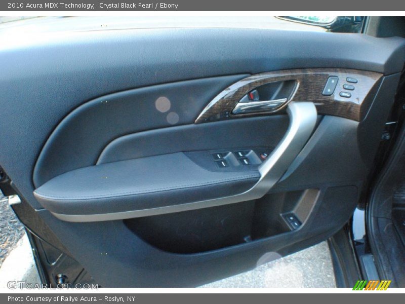 Crystal Black Pearl / Ebony 2010 Acura MDX Technology