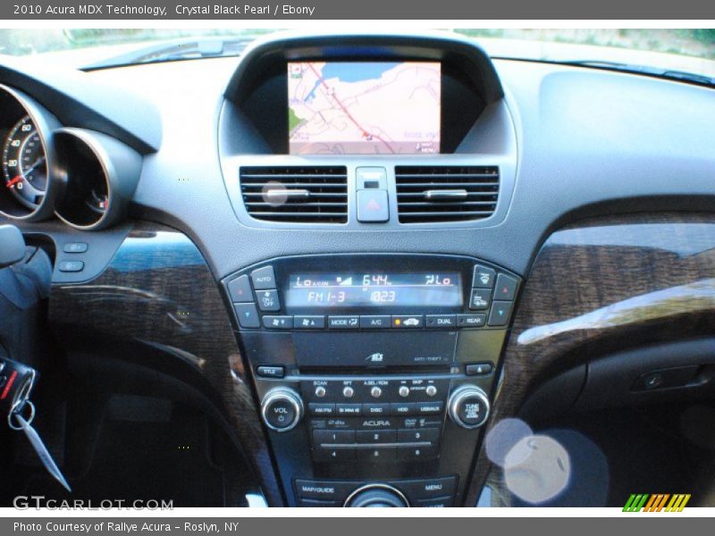 Crystal Black Pearl / Ebony 2010 Acura MDX Technology
