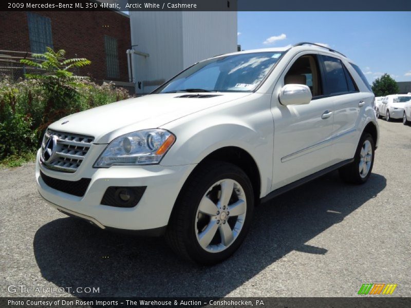 Arctic White / Cashmere 2009 Mercedes-Benz ML 350 4Matic
