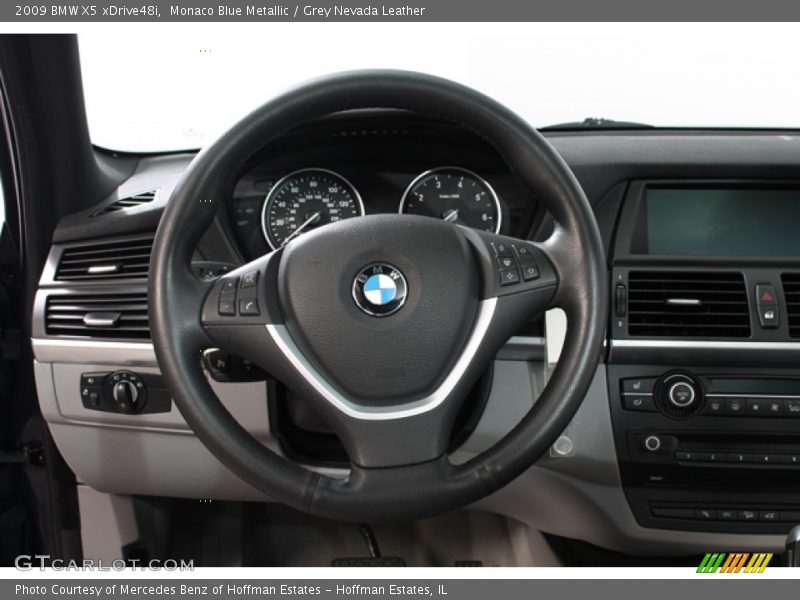 Monaco Blue Metallic / Grey Nevada Leather 2009 BMW X5 xDrive48i