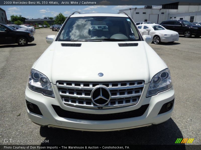 Arctic White / Cashmere 2009 Mercedes-Benz ML 350 4Matic