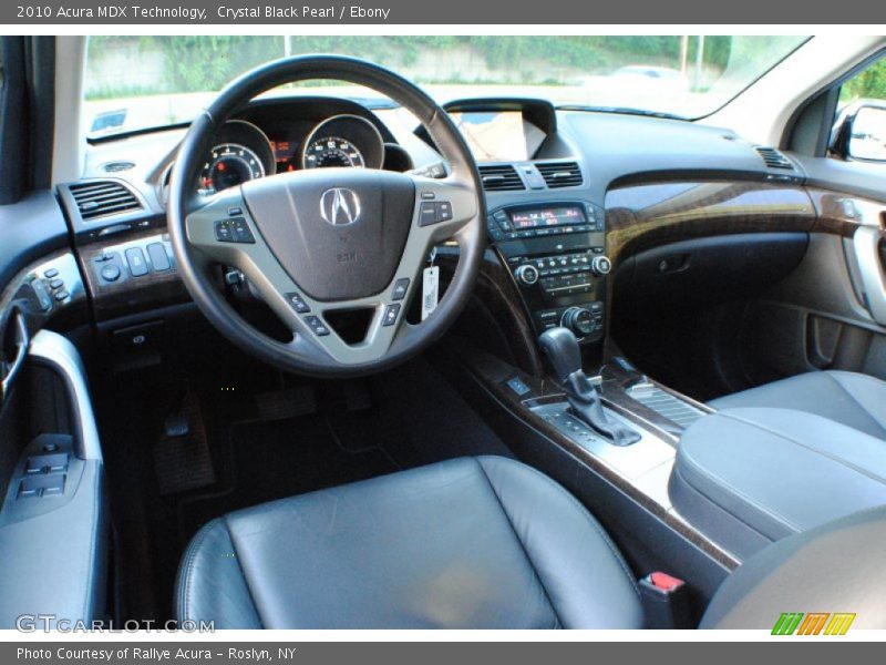 Crystal Black Pearl / Ebony 2010 Acura MDX Technology