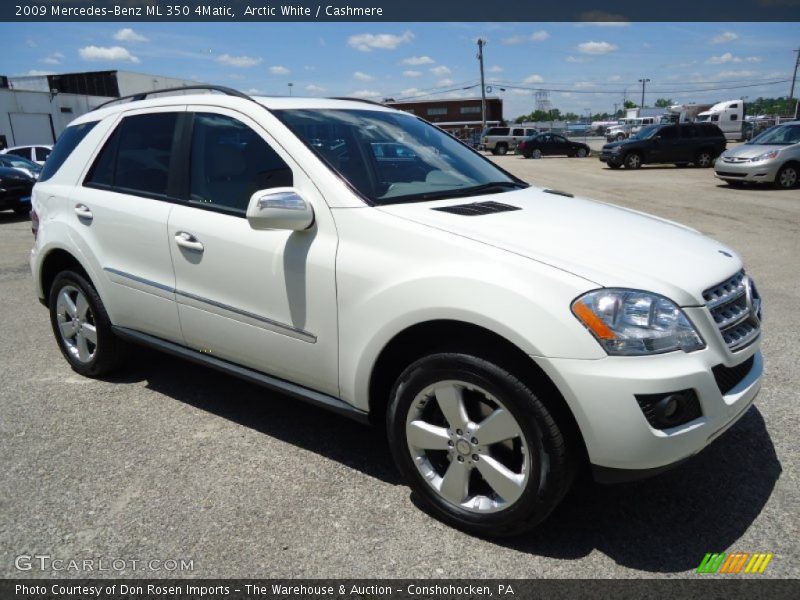 Arctic White / Cashmere 2009 Mercedes-Benz ML 350 4Matic
