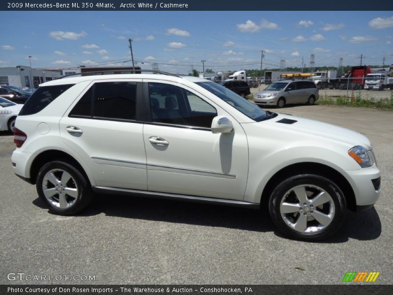 Arctic White / Cashmere 2009 Mercedes-Benz ML 350 4Matic