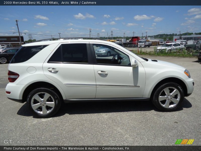 Arctic White / Cashmere 2009 Mercedes-Benz ML 350 4Matic
