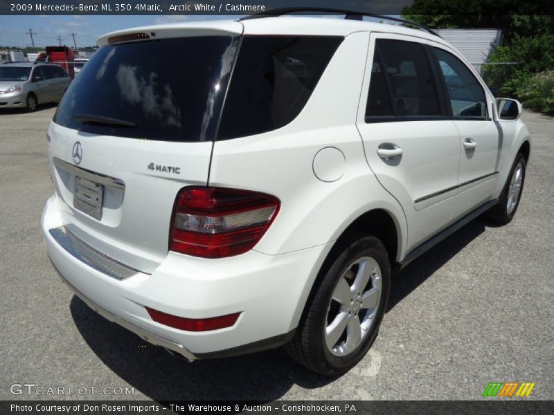 Arctic White / Cashmere 2009 Mercedes-Benz ML 350 4Matic