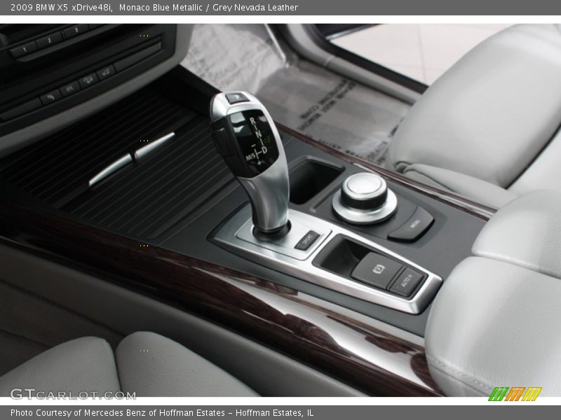 Monaco Blue Metallic / Grey Nevada Leather 2009 BMW X5 xDrive48i