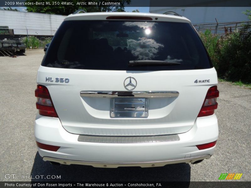 Arctic White / Cashmere 2009 Mercedes-Benz ML 350 4Matic
