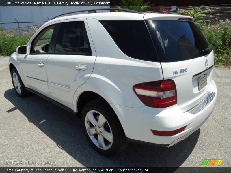 Arctic White / Cashmere 2009 Mercedes-Benz ML 350 4Matic