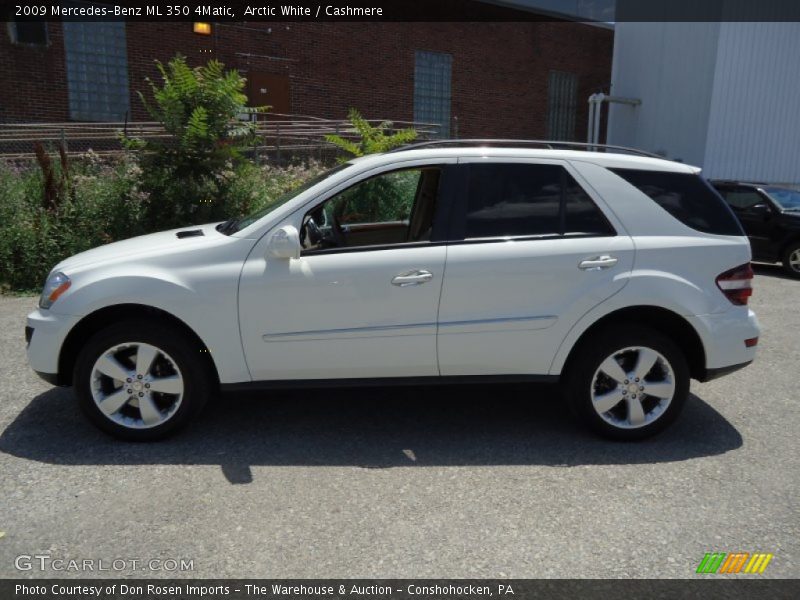 Arctic White / Cashmere 2009 Mercedes-Benz ML 350 4Matic