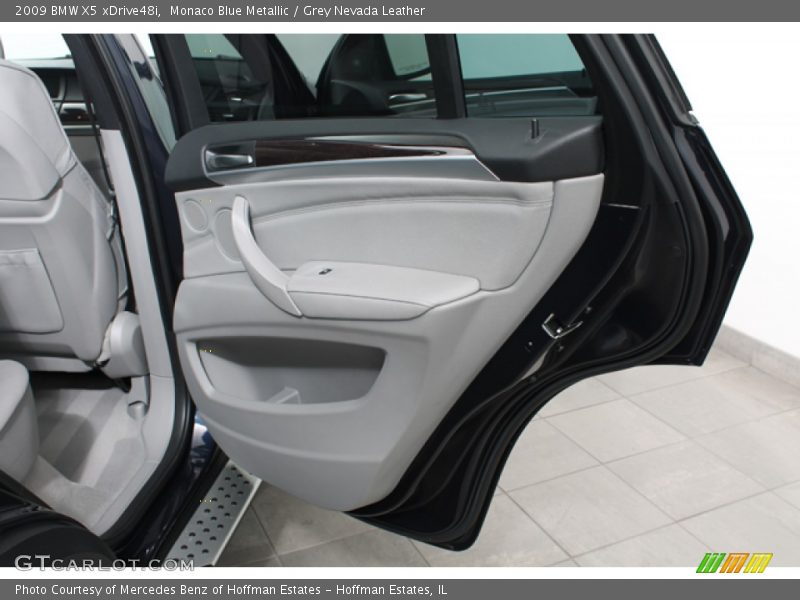 Monaco Blue Metallic / Grey Nevada Leather 2009 BMW X5 xDrive48i
