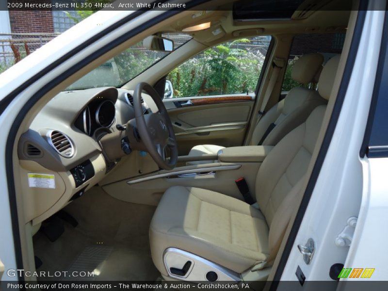 Arctic White / Cashmere 2009 Mercedes-Benz ML 350 4Matic