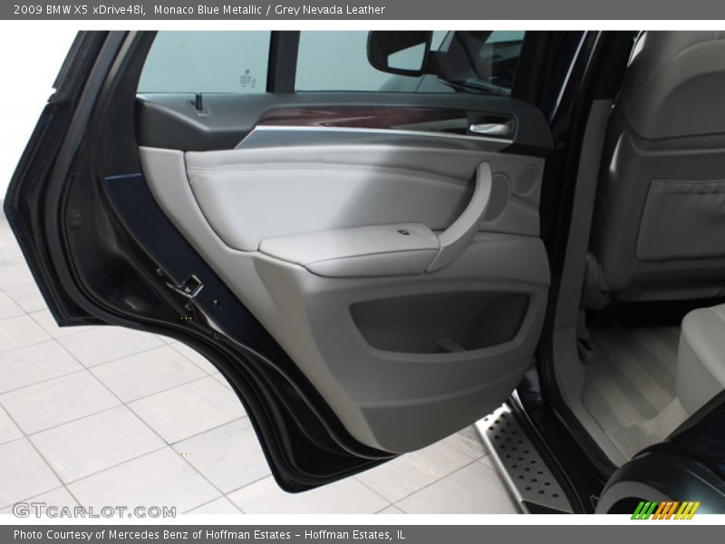 Monaco Blue Metallic / Grey Nevada Leather 2009 BMW X5 xDrive48i