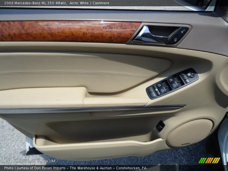 Arctic White / Cashmere 2009 Mercedes-Benz ML 350 4Matic