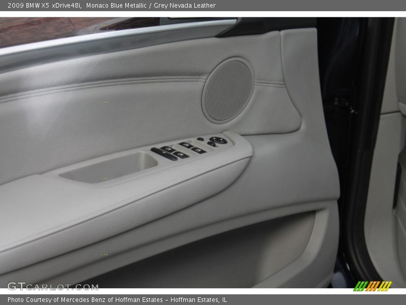 Monaco Blue Metallic / Grey Nevada Leather 2009 BMW X5 xDrive48i