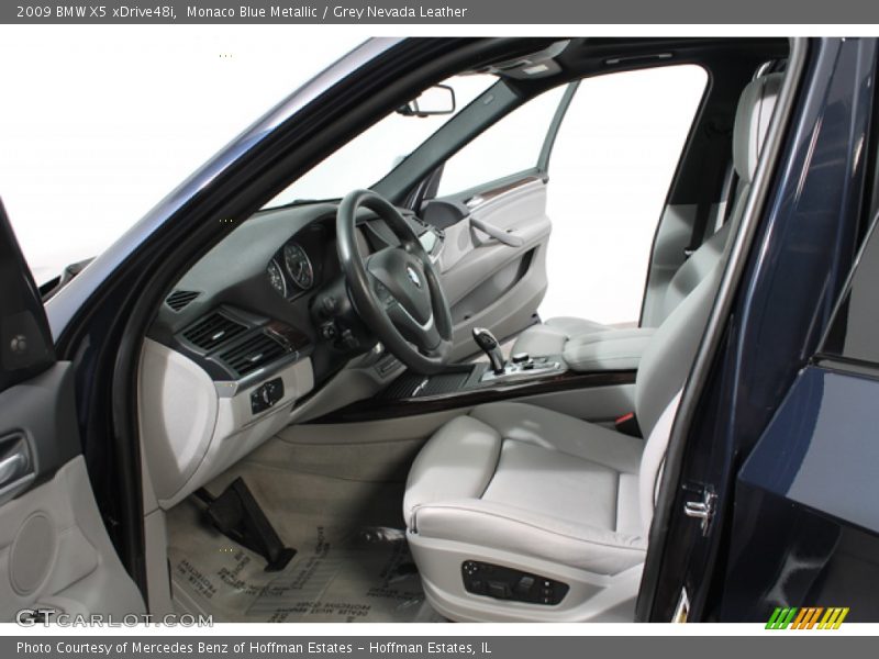 Monaco Blue Metallic / Grey Nevada Leather 2009 BMW X5 xDrive48i