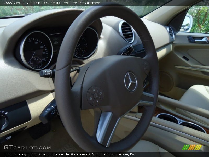 Arctic White / Cashmere 2009 Mercedes-Benz ML 350 4Matic