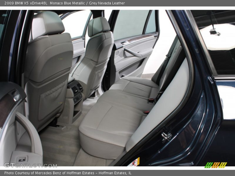 Monaco Blue Metallic / Grey Nevada Leather 2009 BMW X5 xDrive48i