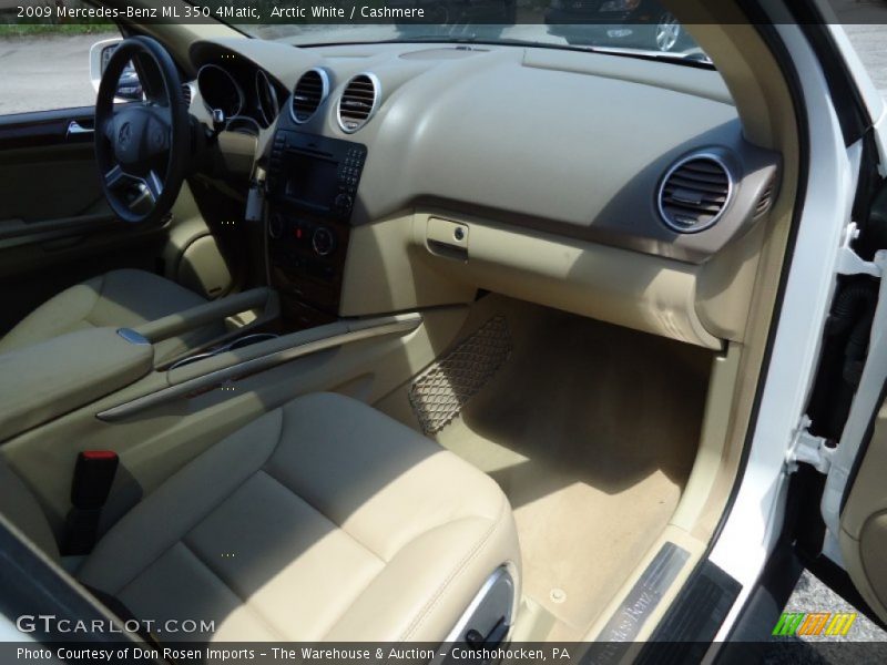 Arctic White / Cashmere 2009 Mercedes-Benz ML 350 4Matic