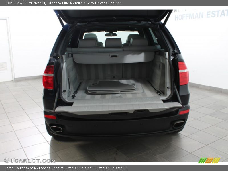 Monaco Blue Metallic / Grey Nevada Leather 2009 BMW X5 xDrive48i