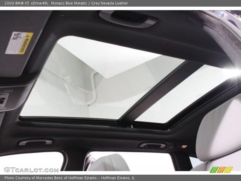 Monaco Blue Metallic / Grey Nevada Leather 2009 BMW X5 xDrive48i