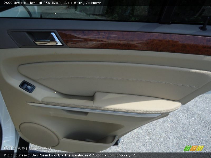 Arctic White / Cashmere 2009 Mercedes-Benz ML 350 4Matic